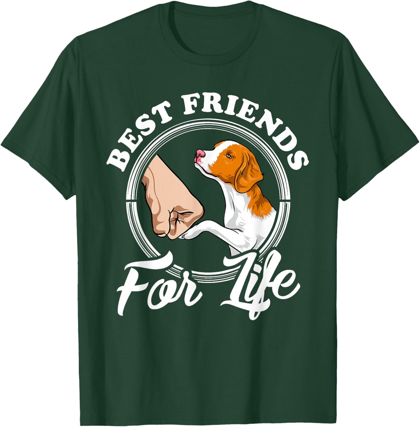 Brittany Spaniel Dog Lover Gifts Brittany Spaniel Lover T-Shirt - T-Shirt | Forest