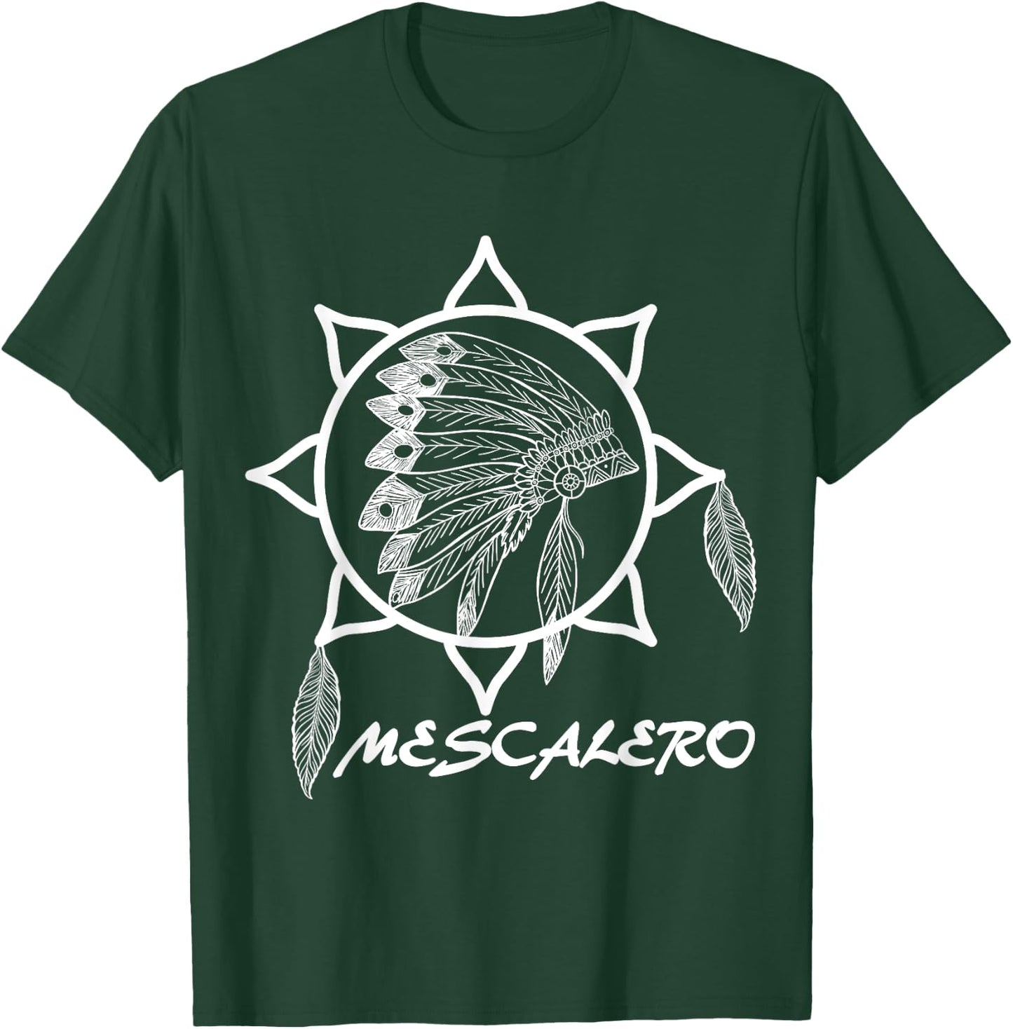 Mescalero Apache Indians - biker, cowboy, Sioux T-Shirt - T-Shirt | Forest