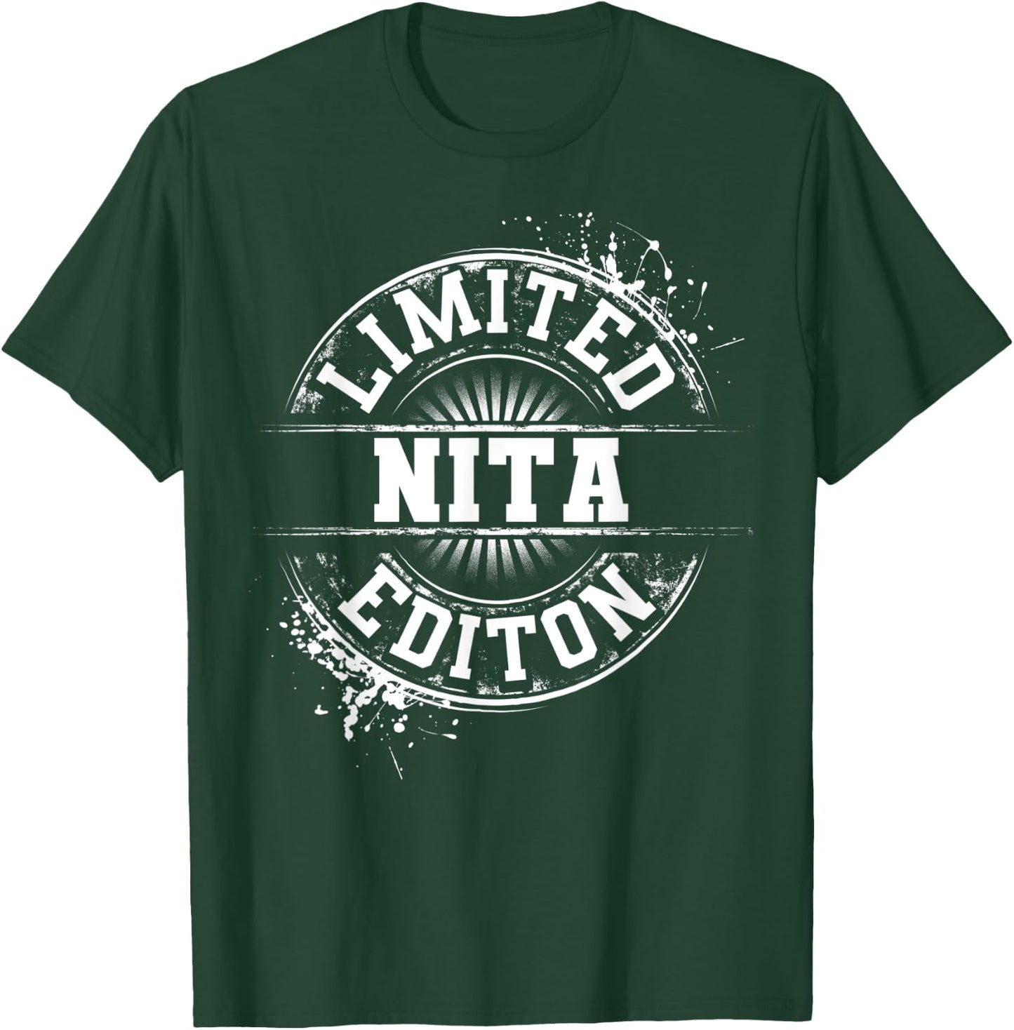 NITA Limited Edition Funny Personalized Name Gift T-Shirt - T-Shirt | Forest