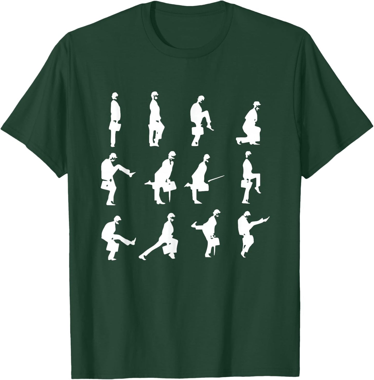 The Ministry of Silly Walks Vintage Evolution T-Shirt - T-Shirt | Forest