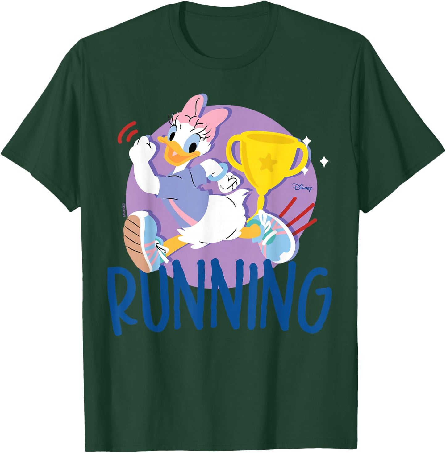 Daisy Duck - Running Trophy Exercise Track And Field T-Shirt - T-Shirt | Forest