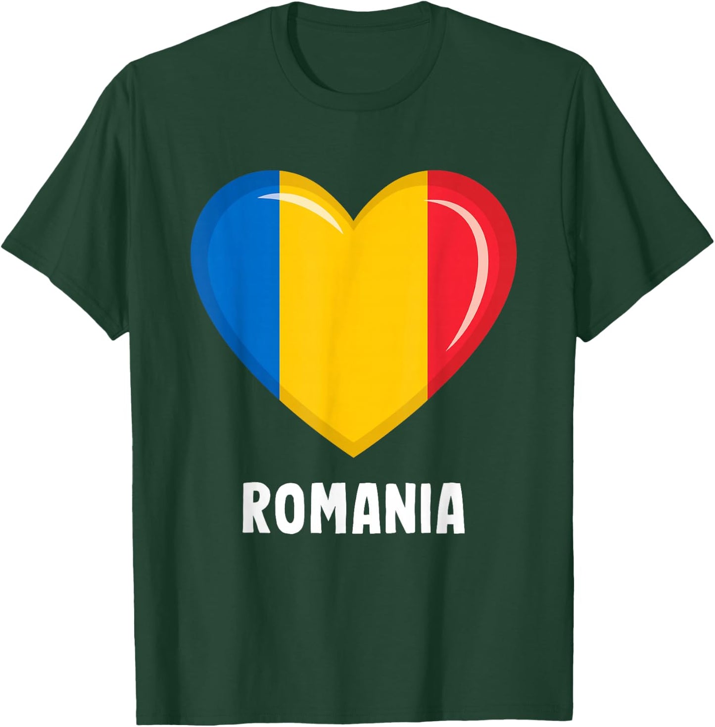 Romania flag jersey, Romanian T-Shirt - T-Shirt | Forest
