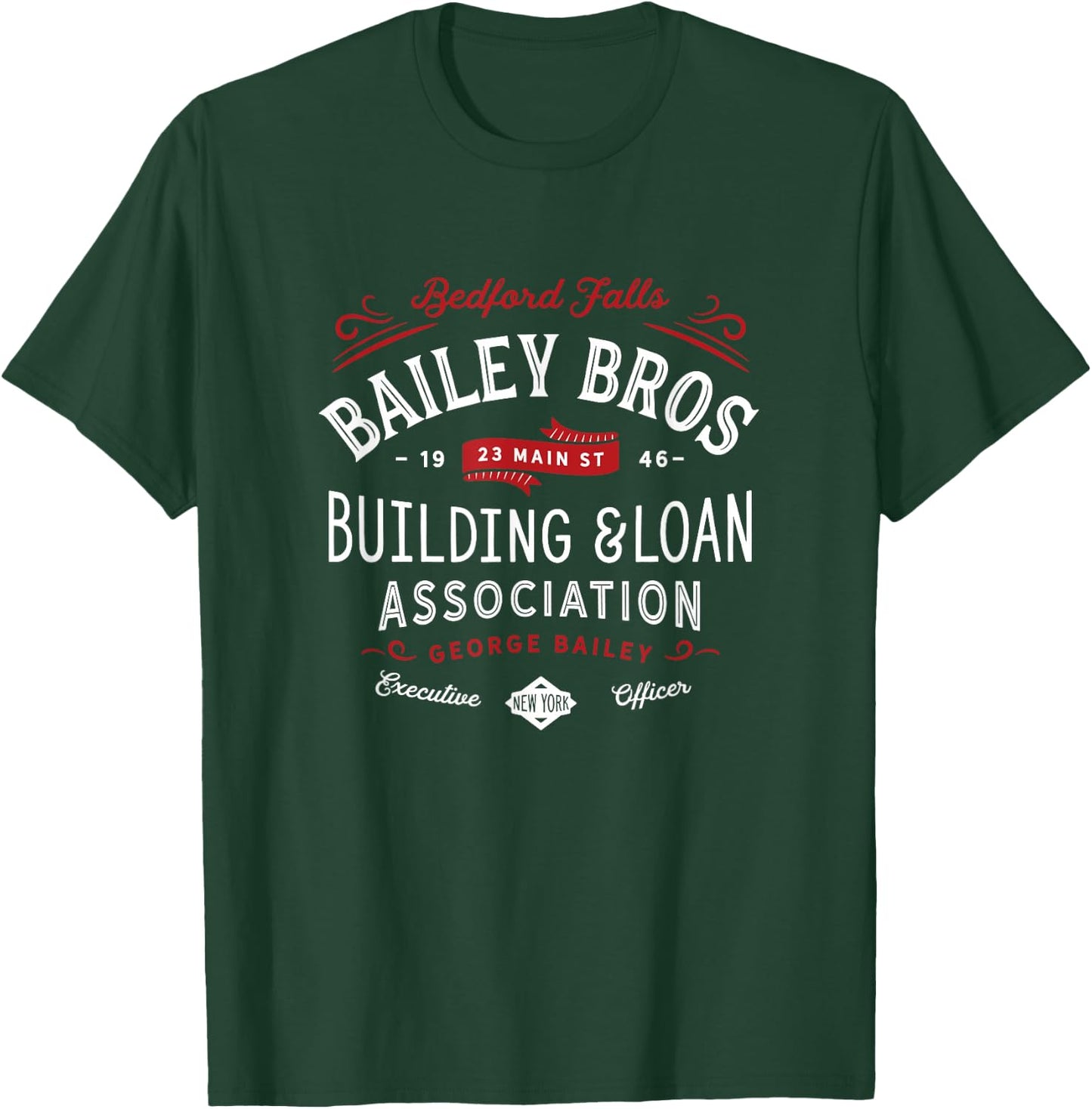 Bailey Brothers Building and Loan. Classic. George Bailey T-Shirt - T-Shirt | Forest