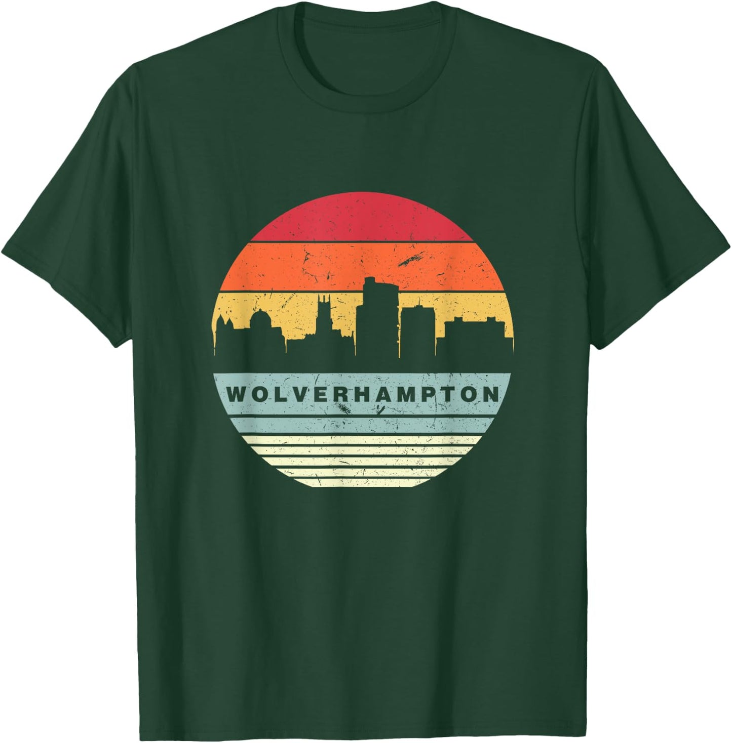 Retro Vintage Matching Wolverhampton T-Shirt - T-Shirt | Forest
