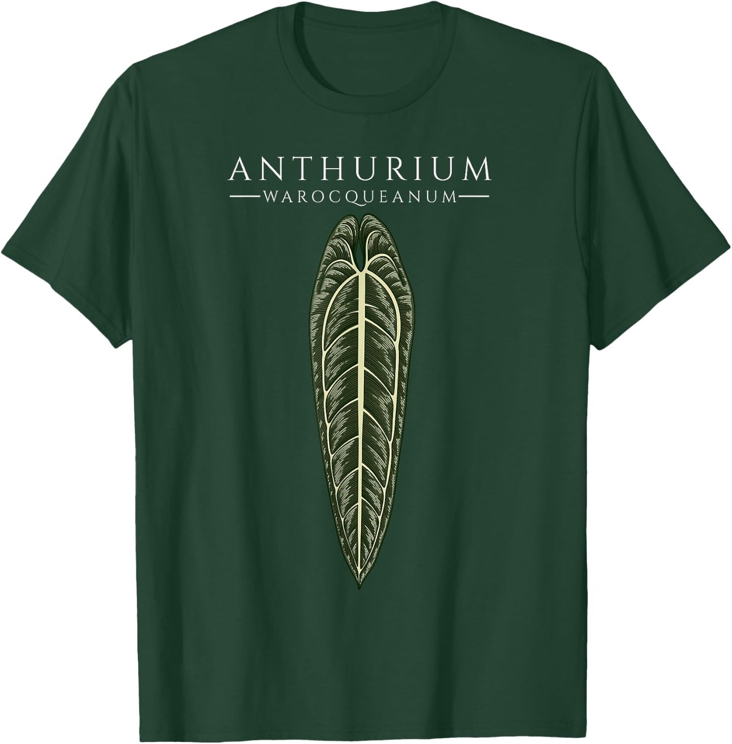 Anthurium Warocqueanum Aroids Plants Lover Philodendron Gift T-Shirt - T-Shirt | Forest