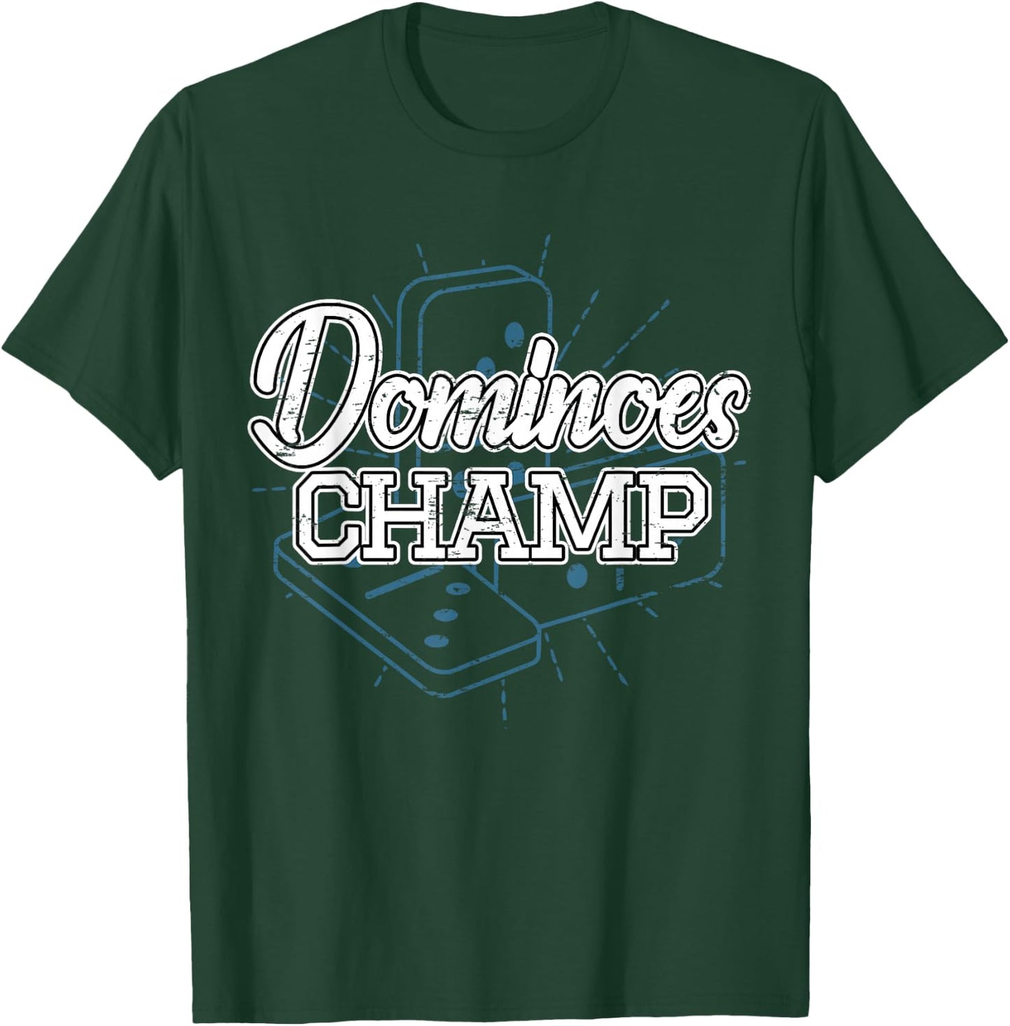Domino Play Champ Gift Domino Players T-Shirt - T-Shirt | Forest