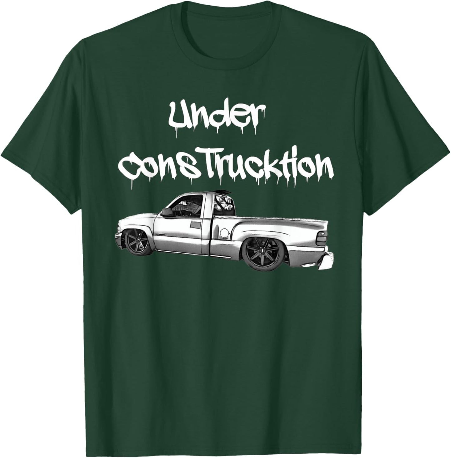 Funny Under Construction Silverado truck T-Shirt - T-Shirt | Forest