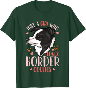 Border Collie Gift T-Shirt - T-Shirt | Forest