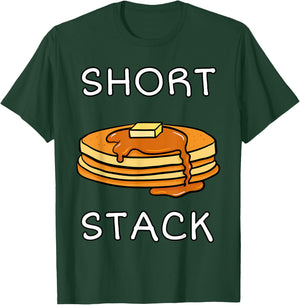 Short Stack Pancake Lover Waffle Breakfast Gift T-Shirt - T-Shirt | Forest