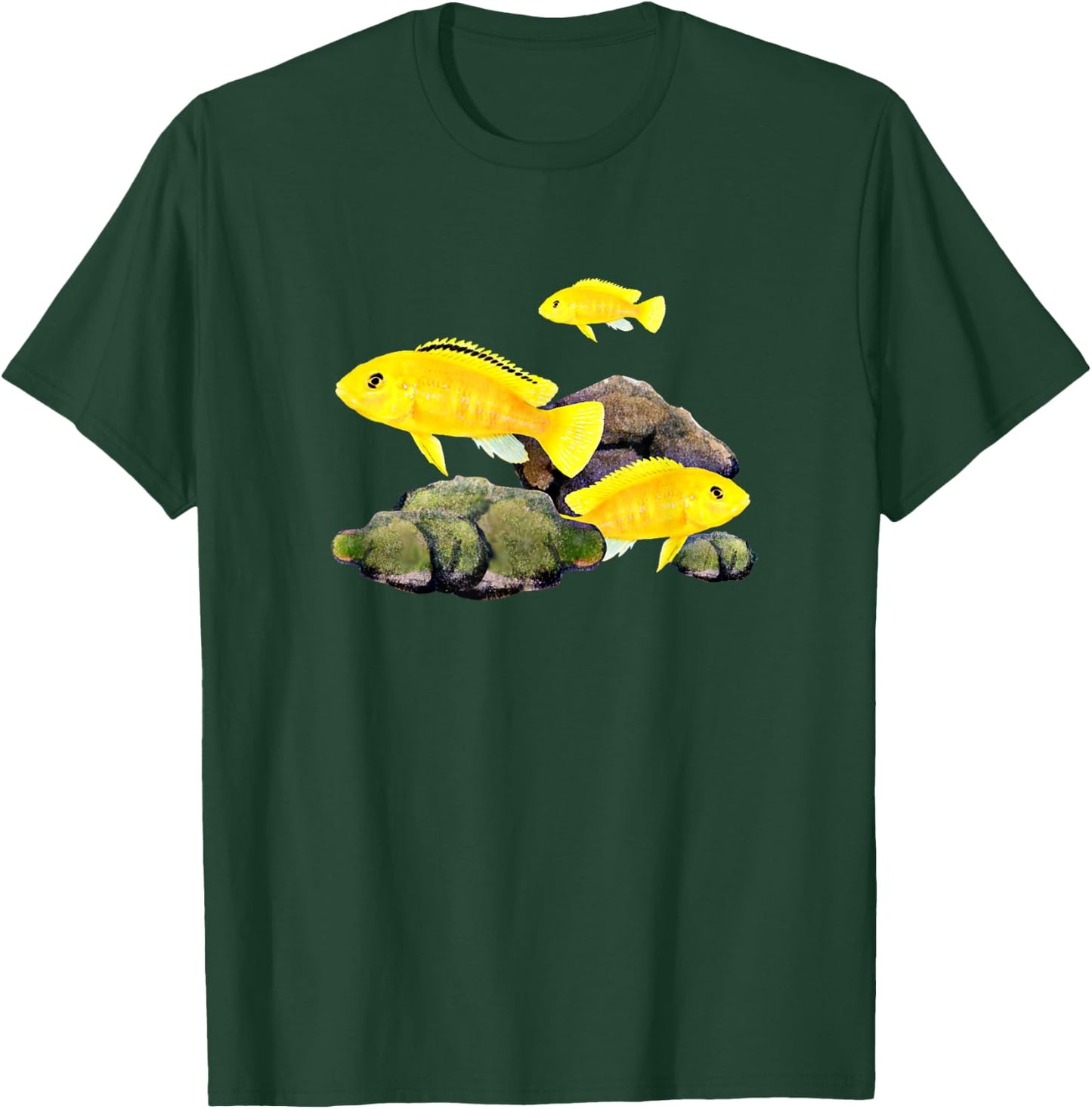 Electric Yellow Labs Cichlids Aquarium Fish Keepers Breeder T-Shirt - T-Shirt | Forest