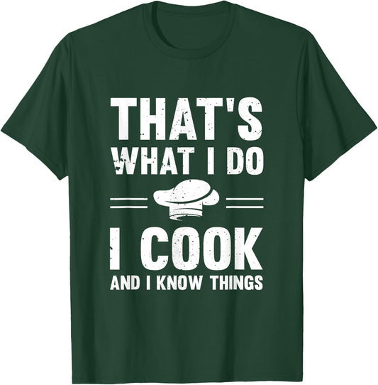 Great Cooking Saying Gift Kitchen Women Men T-Shirt - T-Shirt | Forest