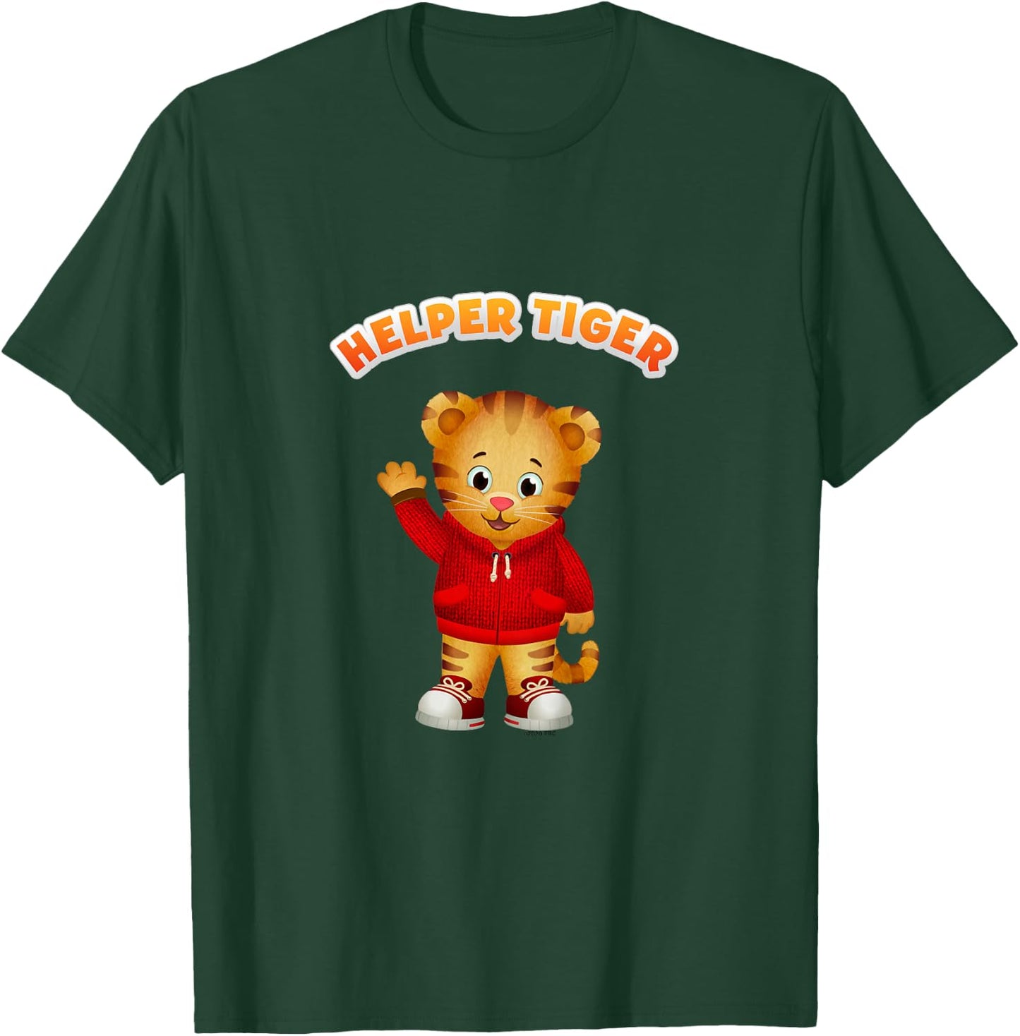 Daniel Tiger is a Helper Tiger T-Shirt - T-Shirt | Forest