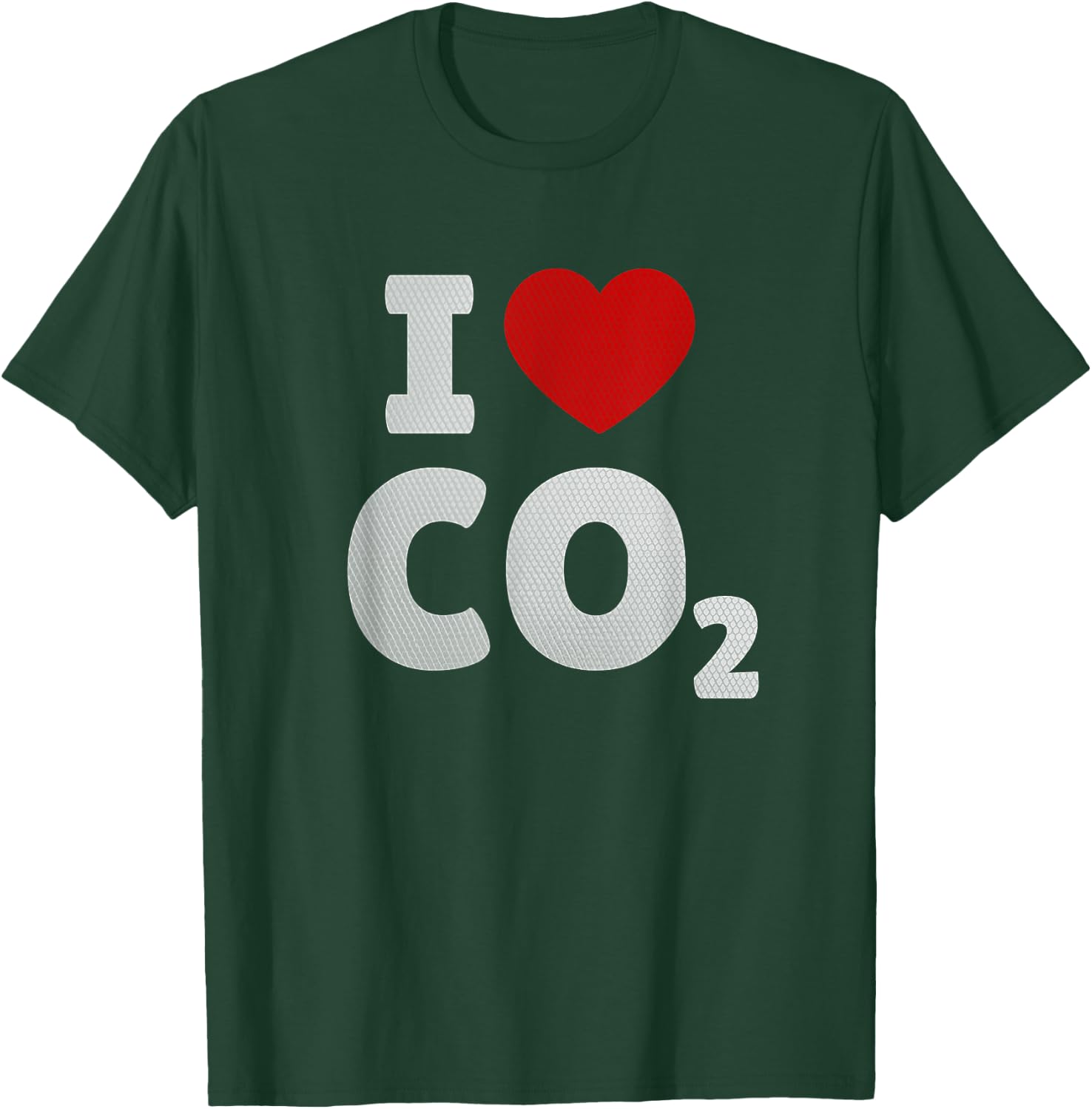 Climate I Love CO2 Carbon Dioxide T-Shirt - T-Shirt | Forest