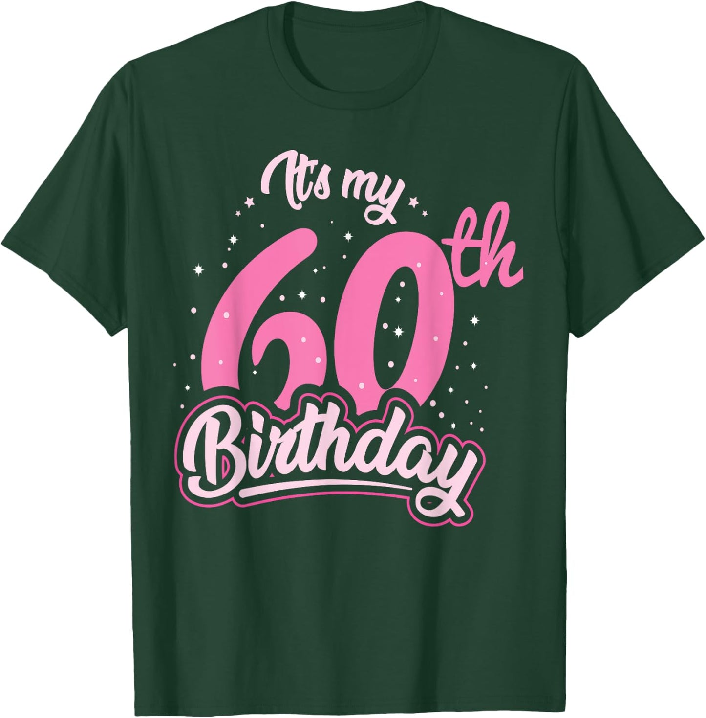 60 years old birthday Outfitt T-Shirt - T-Shirt | Forest