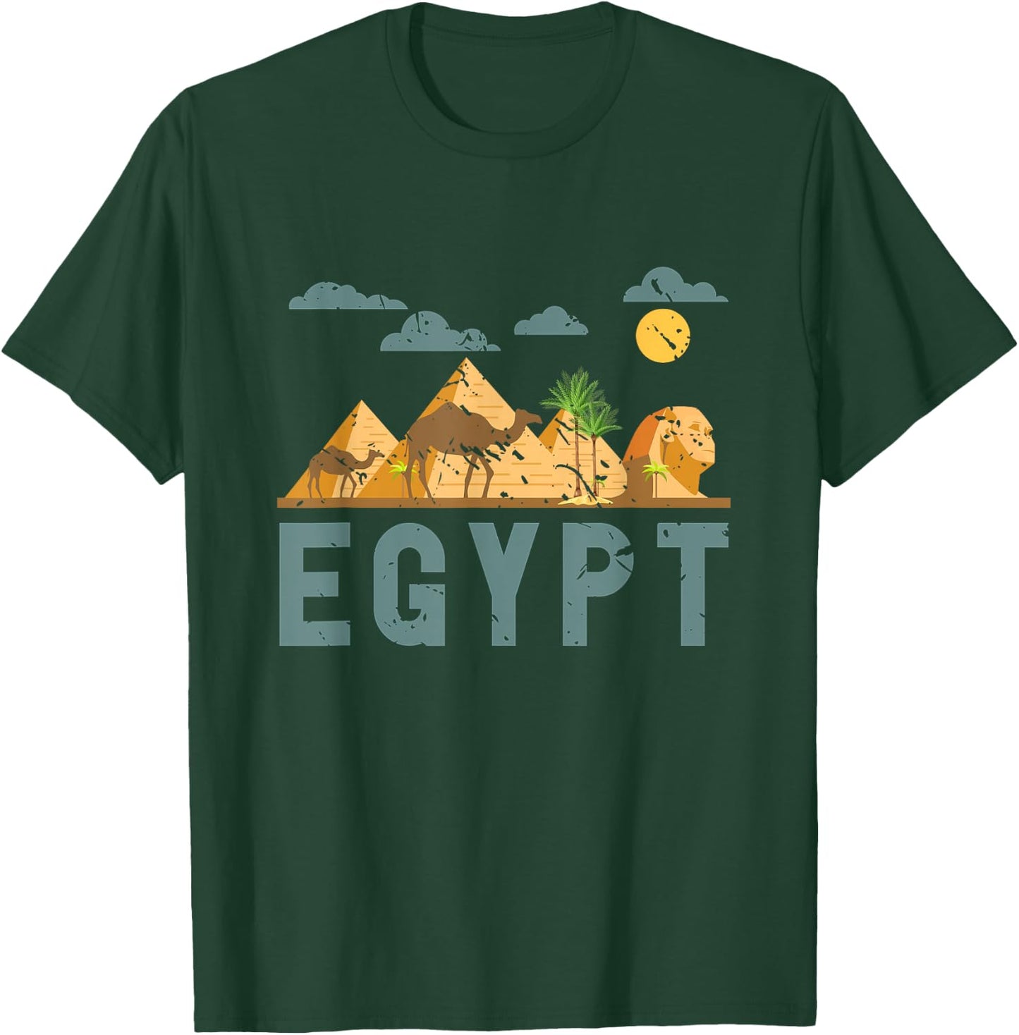 Africa Egyptian Hieroglyphics Cairo Egypt T-Shirt - T-Shirt | Forest