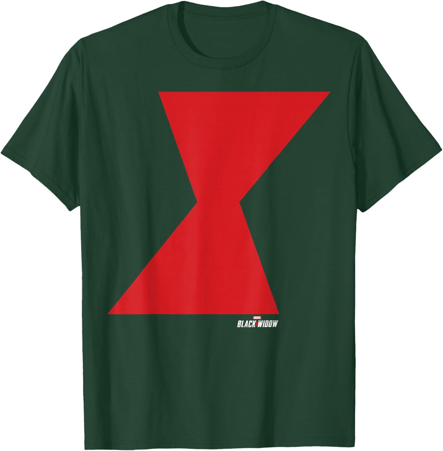 Marvel Black Widow Simple Logo T-Shirt - T-Shirt | Forest