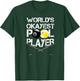 World's Okayest Pool Player Funny Billiards T-Shirt - T-Shirt | Forest