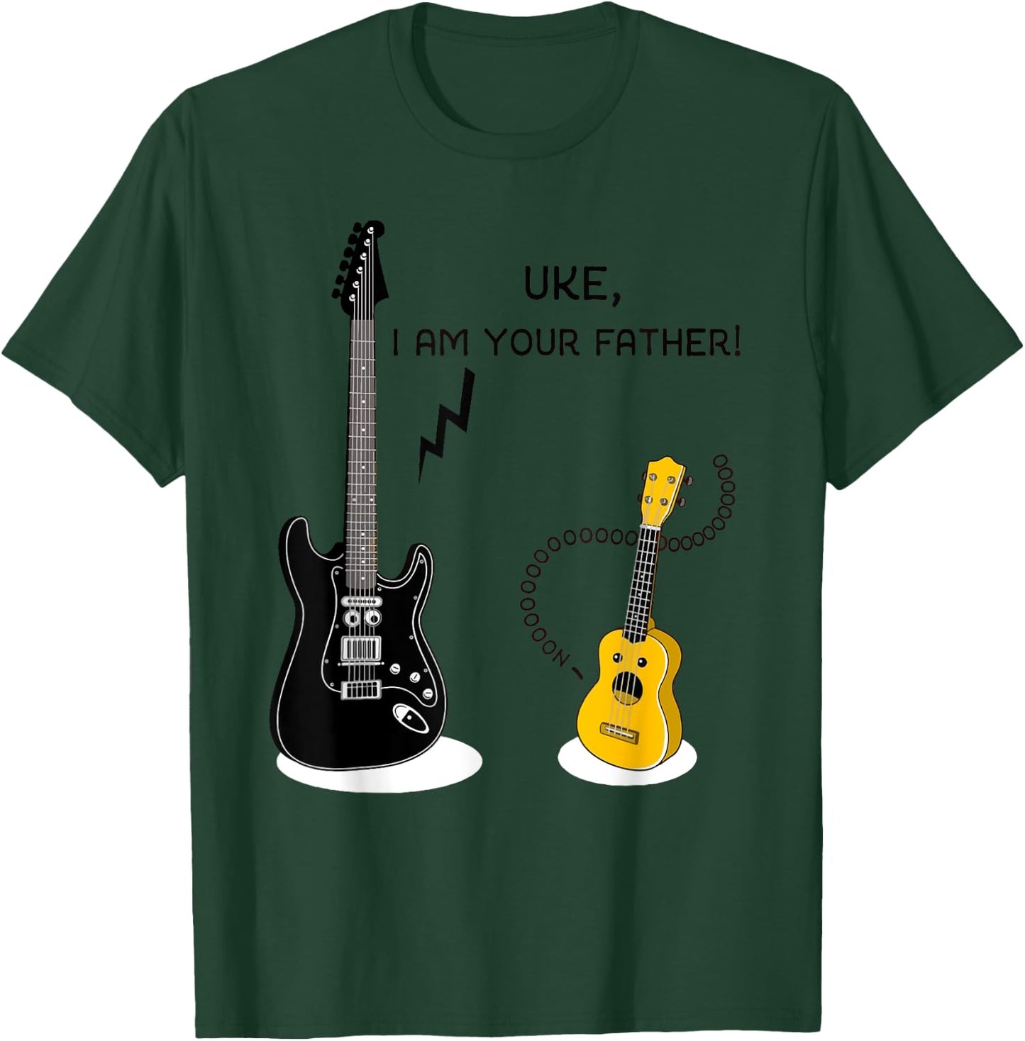 UKE I Am Your father - Funny Guitar T-Shirt - T-Shirt | Forest
