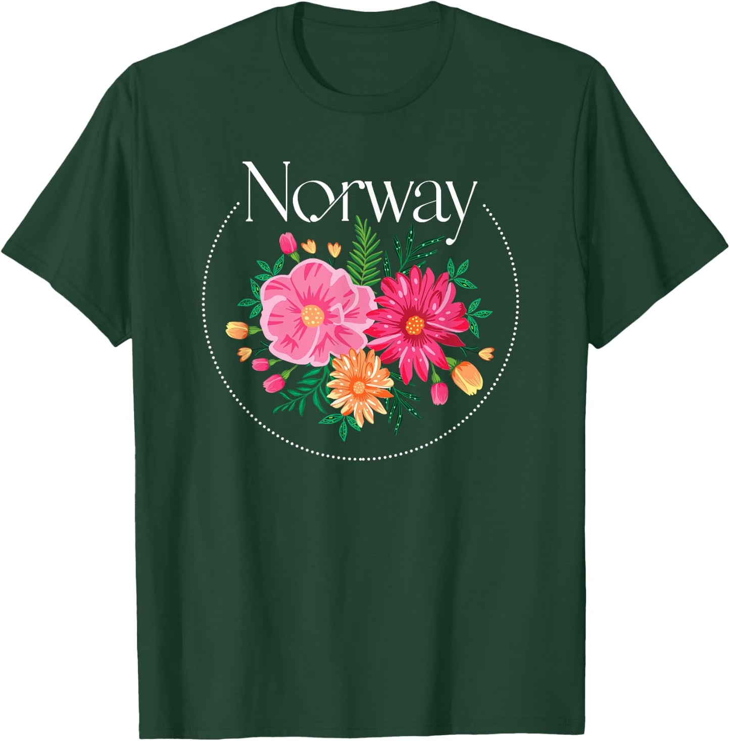 Norway Nature Mountain Hiking Gift Norway T-Shirt - T-Shirt | Forest