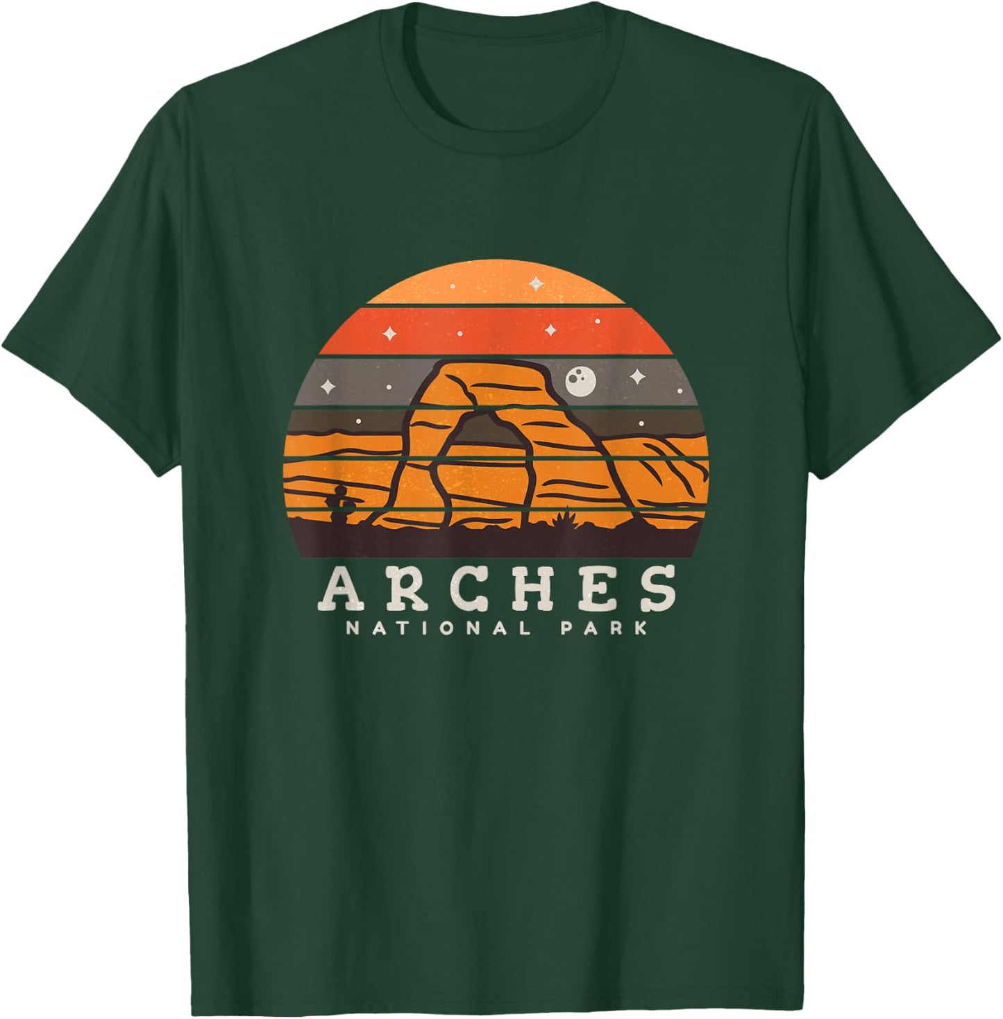 Arches National Park Moab Utah Vintage T-Shirt - T-Shirt | Forest