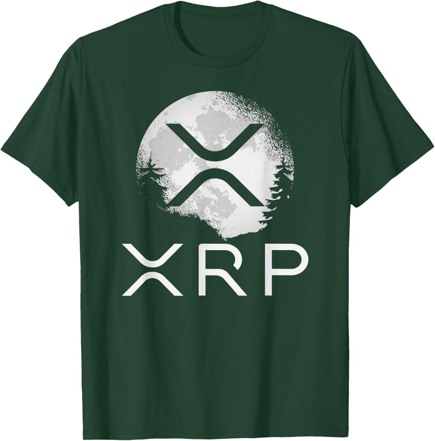 Ripple Coin Xrp Ledger Moon Cryptocurrency Bull Market T-Shirt - T-Shirt | Forest
