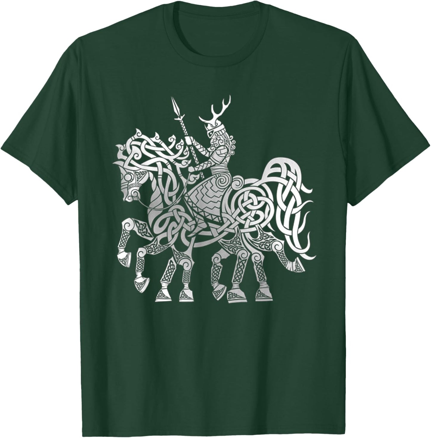 Sleipnir Viking Valhalla North Myths Celtic Symbols T-Shirt - T-Shirt | Forest