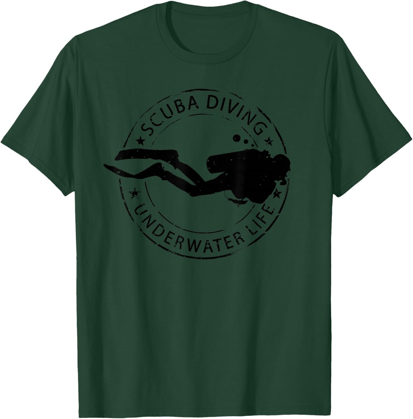 Scuba Diving Gear Scuba Diving Diver Equipment Dive T-Shirt - T-Shirt | Forest