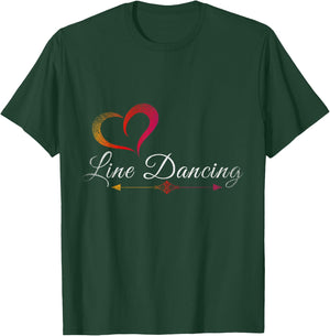 Line Dance Cowboy Line Dancing T-Shirt - T-Shirt | Forest