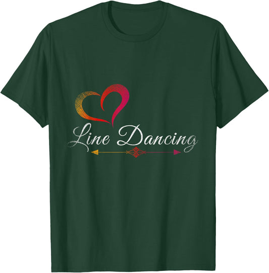 Line Dance Cowboy Line Dancing T-Shirt - T-Shirt | Forest