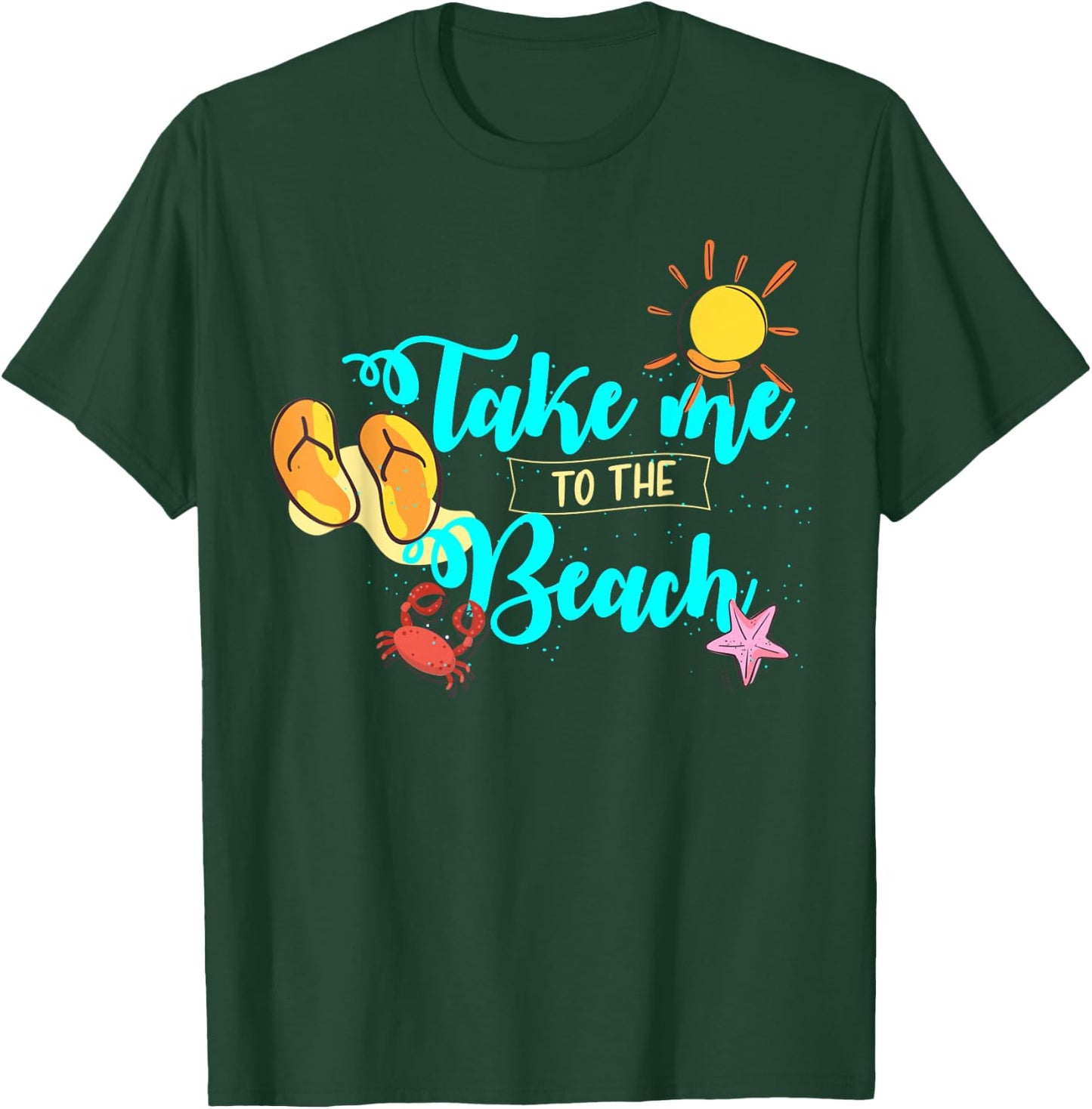 For Surfer or Kitesurfer in Vacation or Take Me to the Beach T-Shirt - T-Shirt | Forest