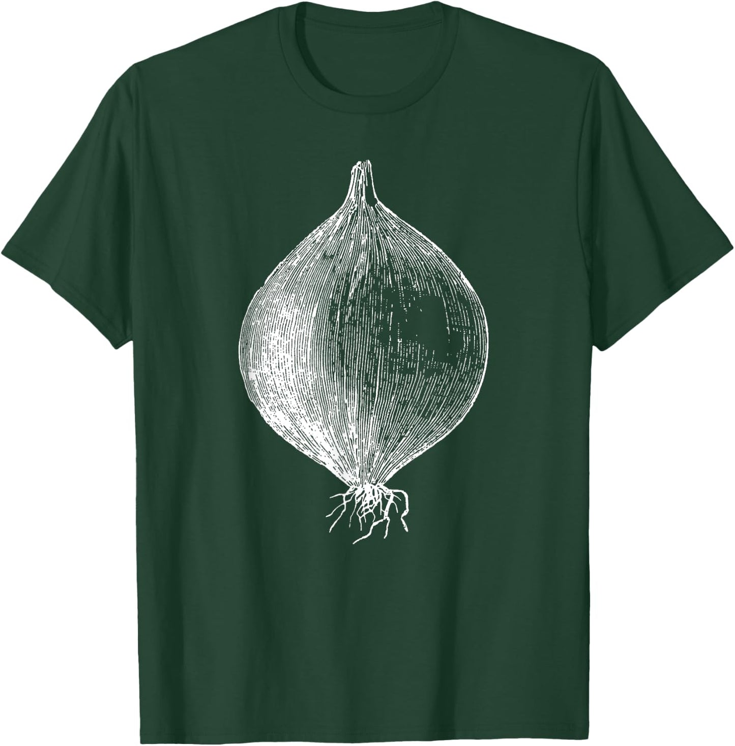 Retro Vintage Vegetable Onion Gift T-Shirt - T-Shirt | Forest