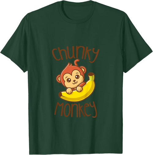 Chunky Monkey Cute Monkey Lover Baby Girl Boy Birthday Boy