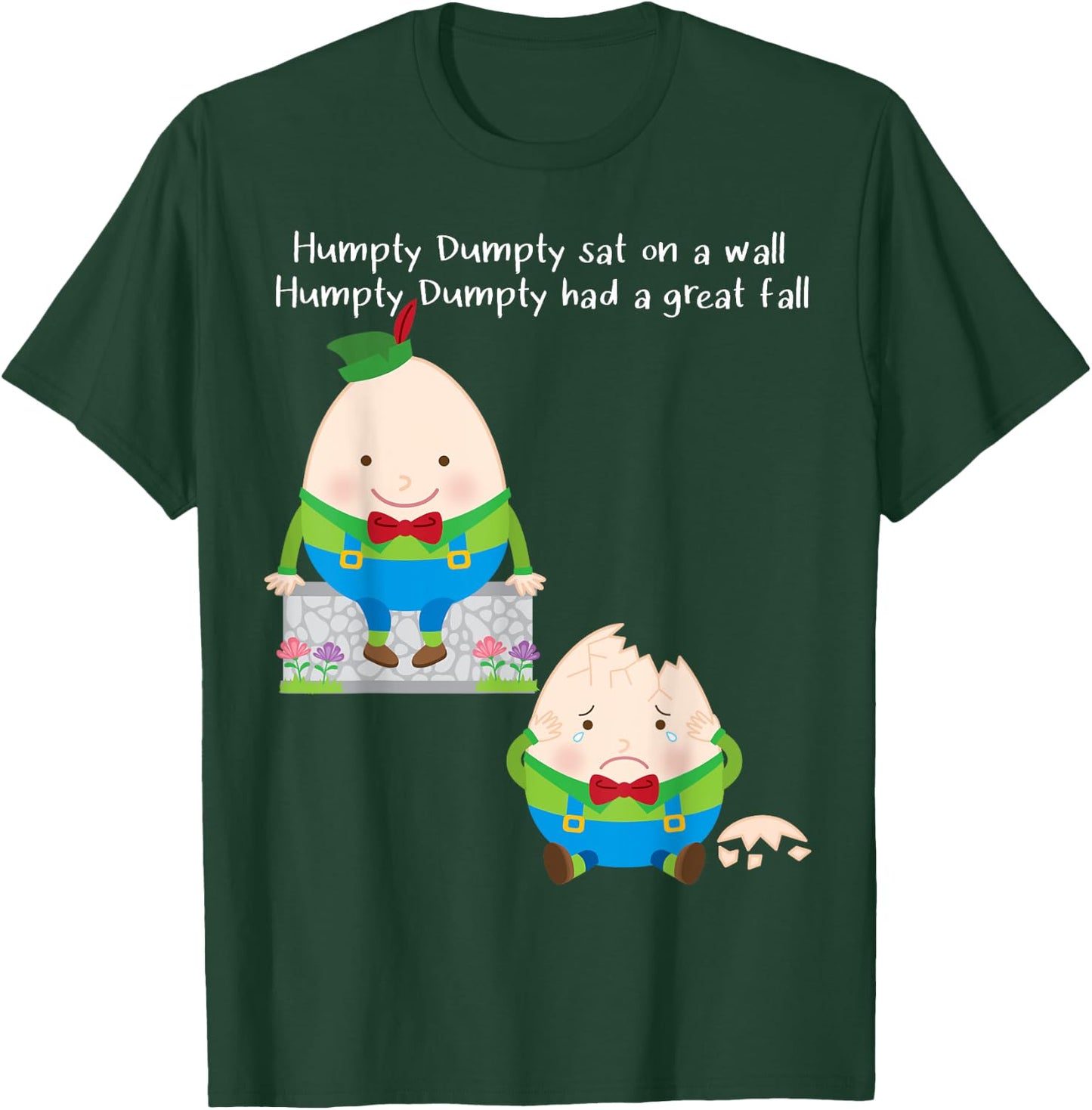 Humpty Dumpty Kids Nursery Song Rhyme T-Shirt - T-Shirt | Forest