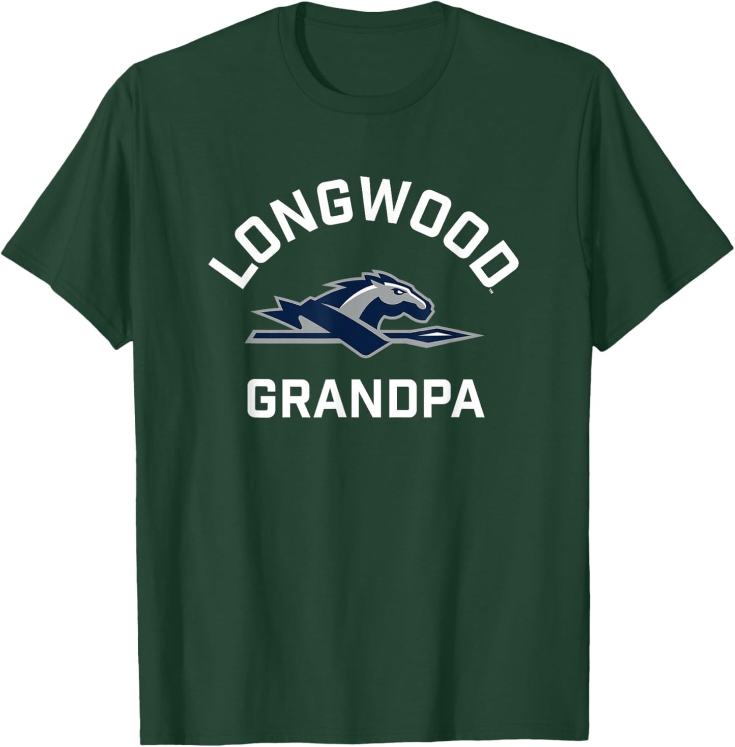 Longwood University Lancers Arched Grandpa T-Shirt - T-Shirt | Forest