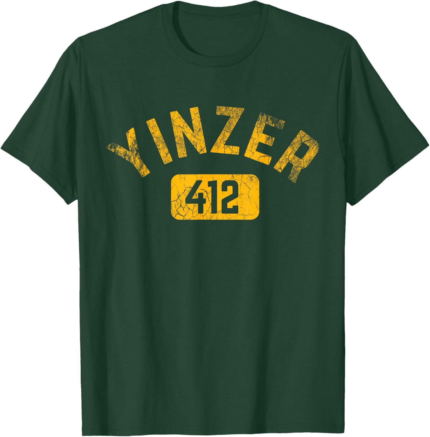 Pittsburgh Yinzer 412 Steel City Pennsylvania Funny Vintage T-Shirt - T-Shirt | Forest