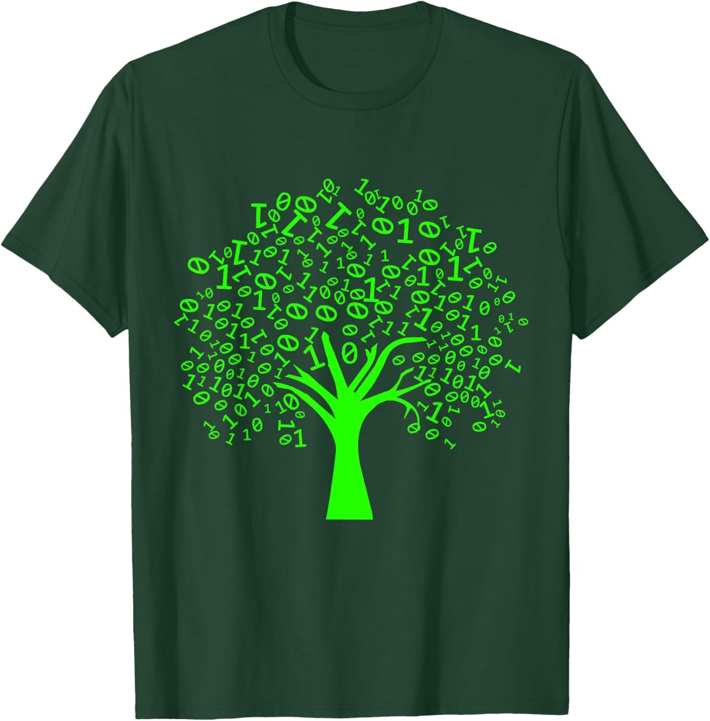 Funny Binary Tree Computer Science Coding Programmer T-Shirt - T-Shirt | Forest