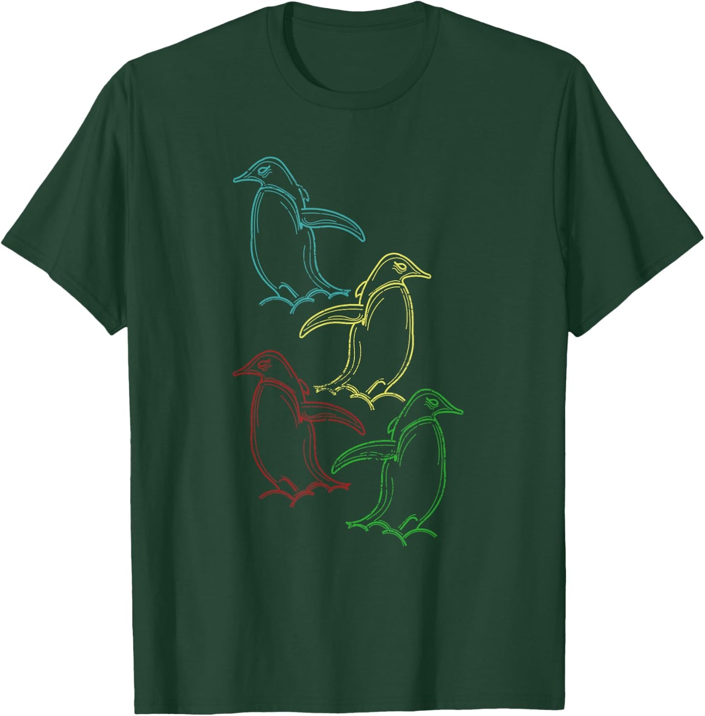 Antarctica Animal Bird Zoo Keeper Gift Penguin T-Shirt - T-Shirt | Forest