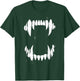 Halloween Horror Wolf Dog Vampire Monster Teeth Costume T-Shirt - T-Shirt | Forest