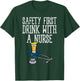 Safety First Drink Nurse Tequila Cinco De Mayo Fiesta T-Shirt - T-Shirt | Forest