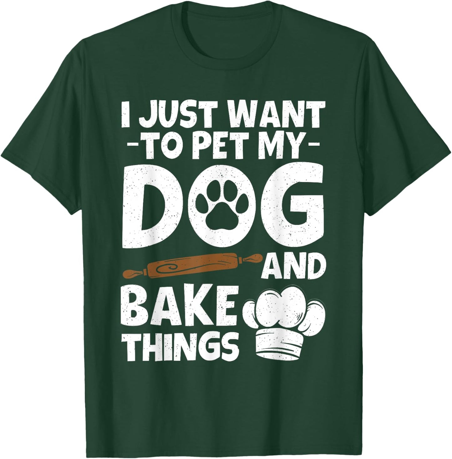 Cute Baking Design Women Pastry Bake Baker Baking T-Shirt - T-Shirt | Forest