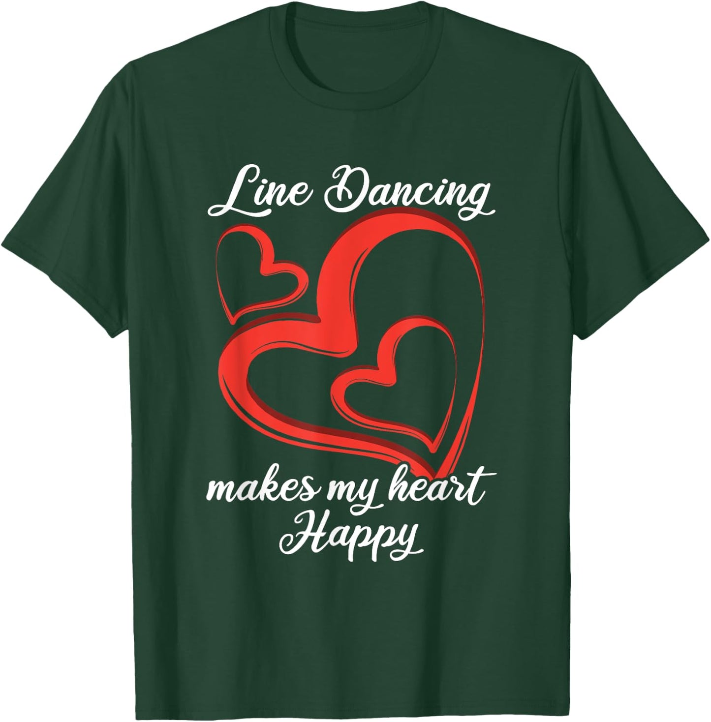 Line Dancing Rodeo Western Gift Line Dance T-Shirt - T-Shirt | Forest