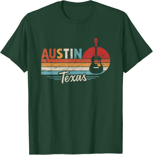 Retro Austin Texas Guitar Music