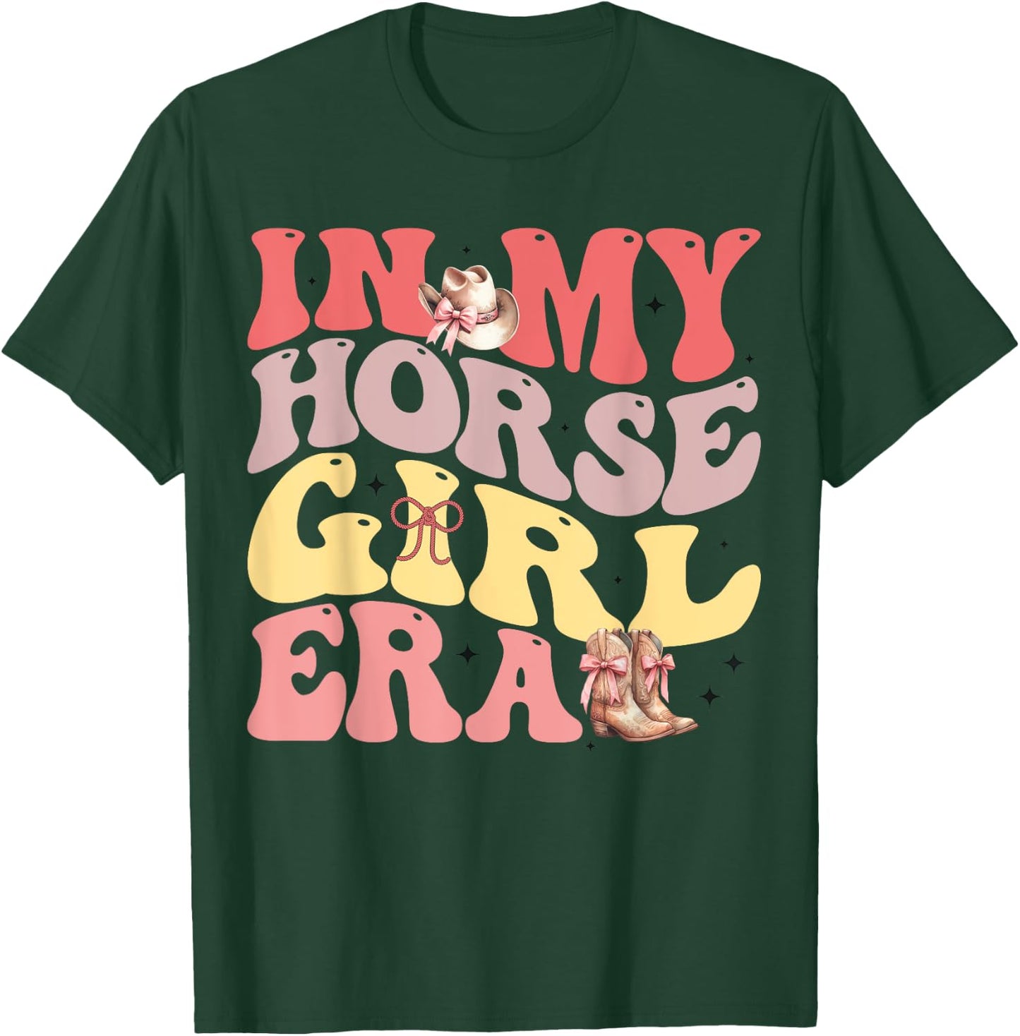 In My Horse Girl Era T-Shirt - T-Shirt | Forest