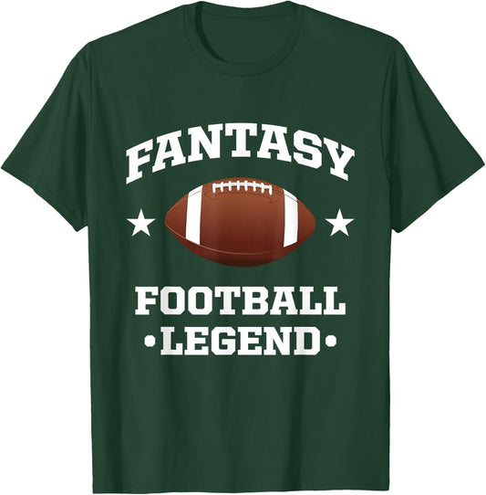 Fantasy Football Legend - Funny Football Game Day Gift T-Shirt - T-Shirt | Forest