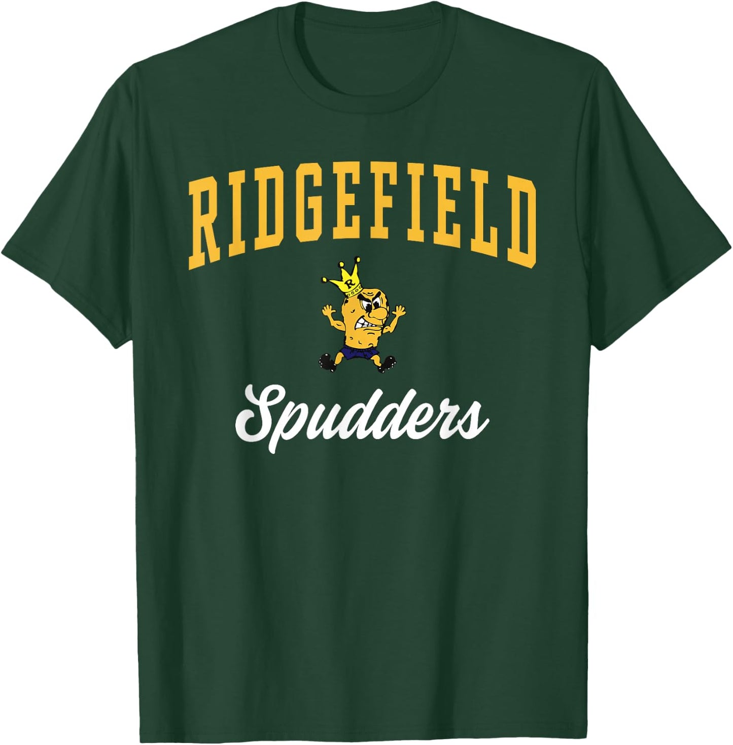 Ridgefield High School Spudders T-Shirt - T-Shirt | Forest