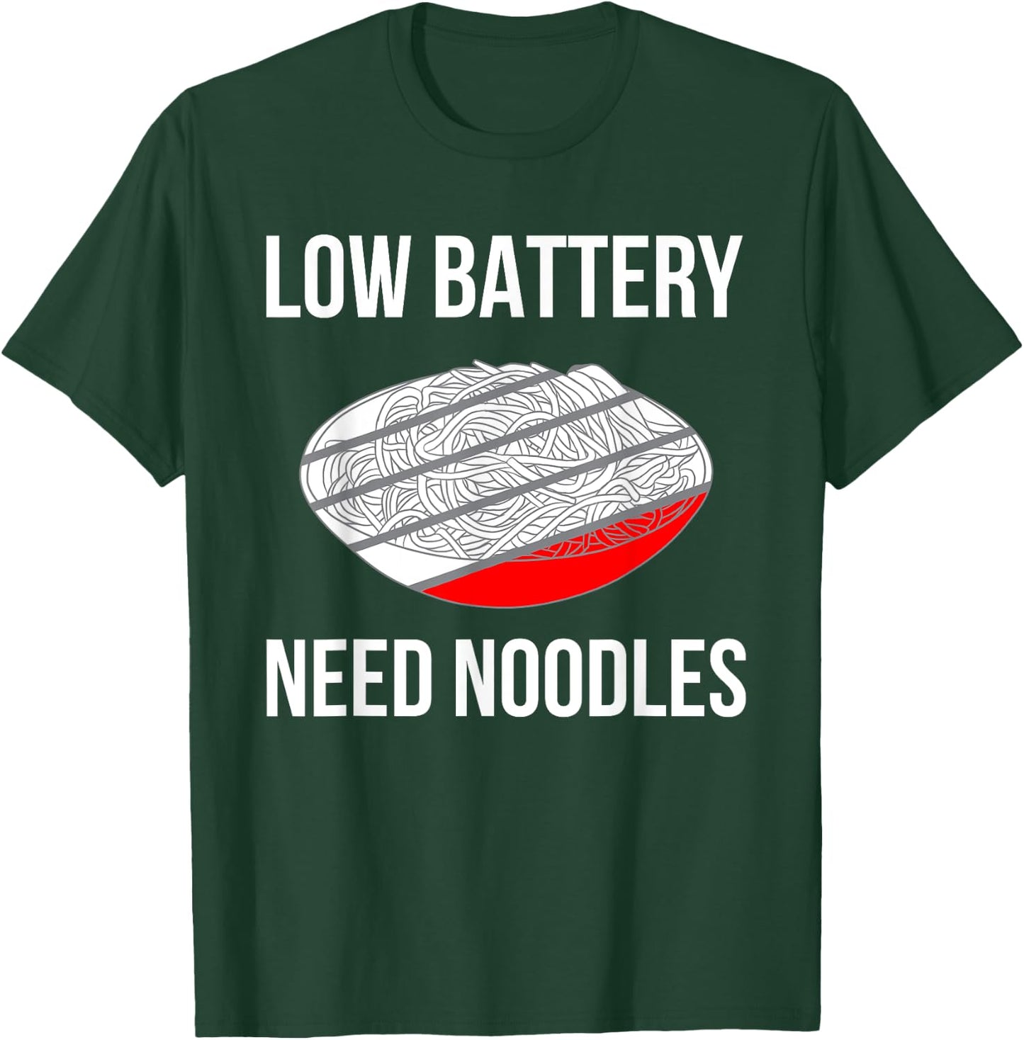 Funny Ramen Noodle Pasta Instant Lunch Men Women Kids Gifts T-Shirt - T-Shirt | Forest