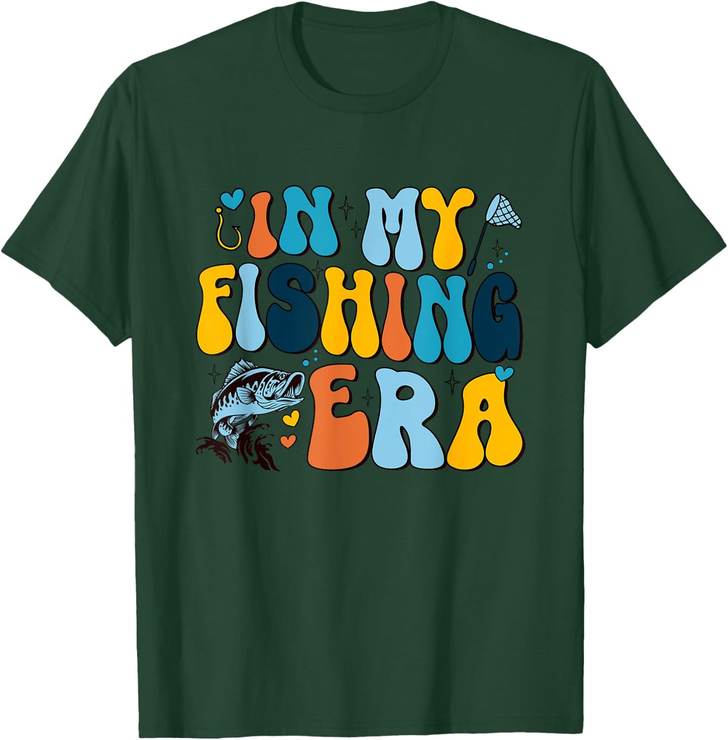 In My Fishing Era Fishing Lover Funny Fishing T-Shirt - T-Shirt | Forest