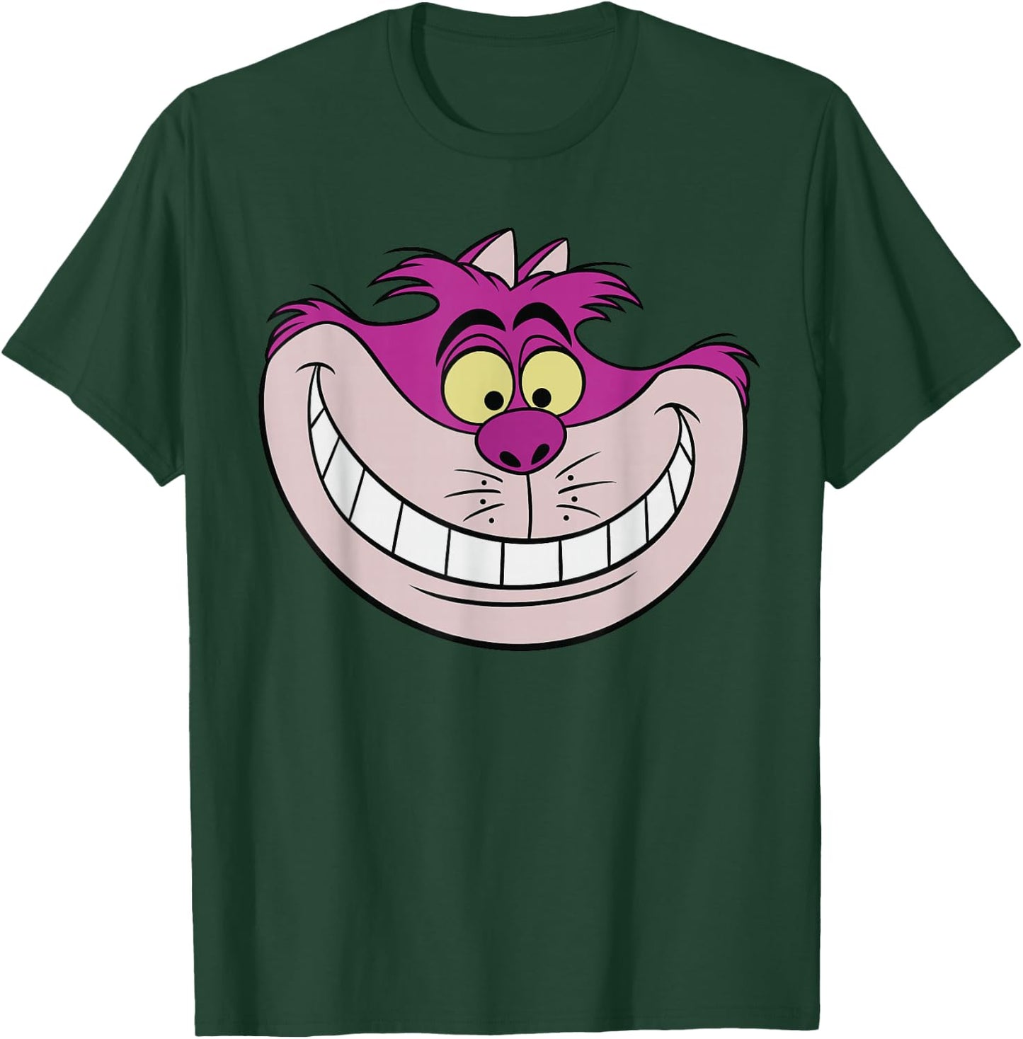 Disney Alice in Wonderland Cheshire Cat Grin Small T-Shirt - T-Shirt | Forest