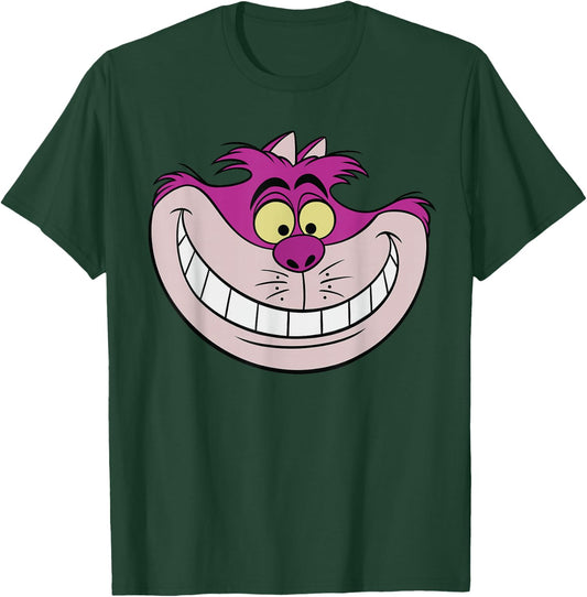 Disney Alice in Wonderland Cheshire Cat Grin Small T-Shirt - T-Shirt | Forest