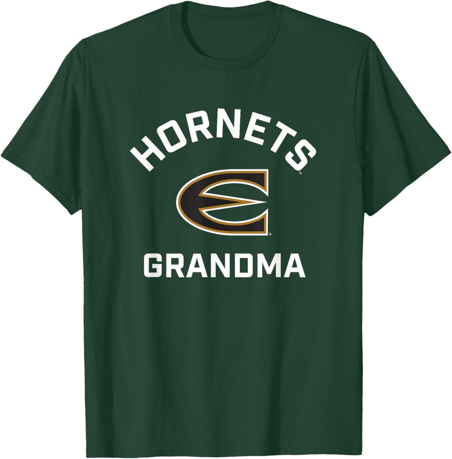 Emporia State University ESU Hornets Arched Grandma T-Shirt - T-Shirt | Forest